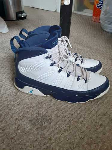 Air jordan 9 unc pearl clearance blue