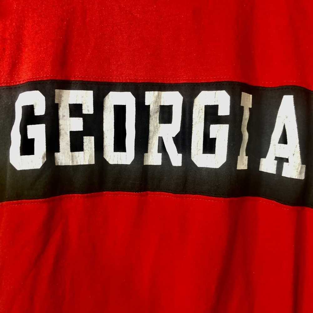 Nutmeg Mills 80’s NCAA GEORGIA BULLDOGS single st… - image 2
