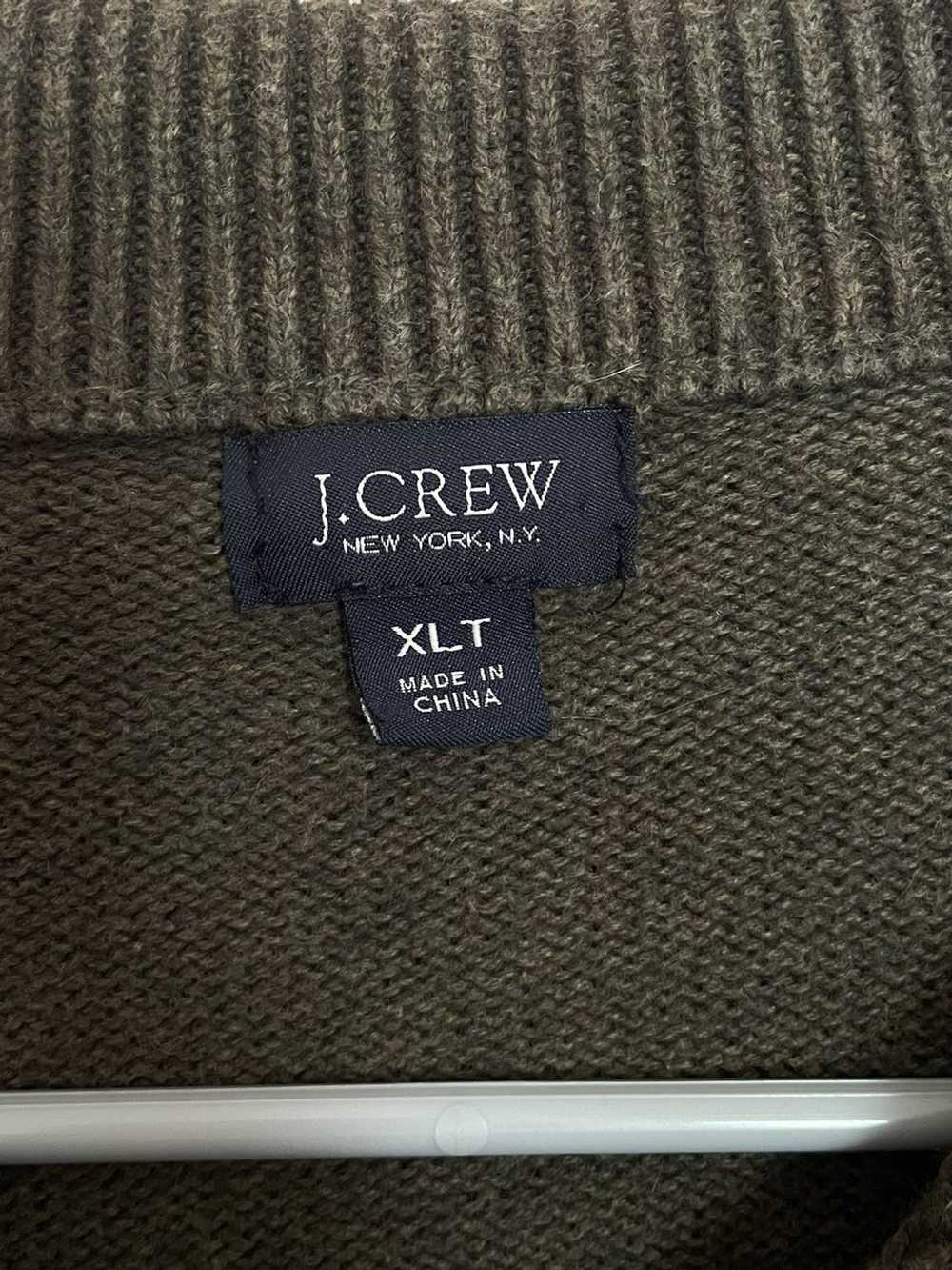 J.Crew × Vintage vintage JCrew XLT quarter zip sw… - image 2