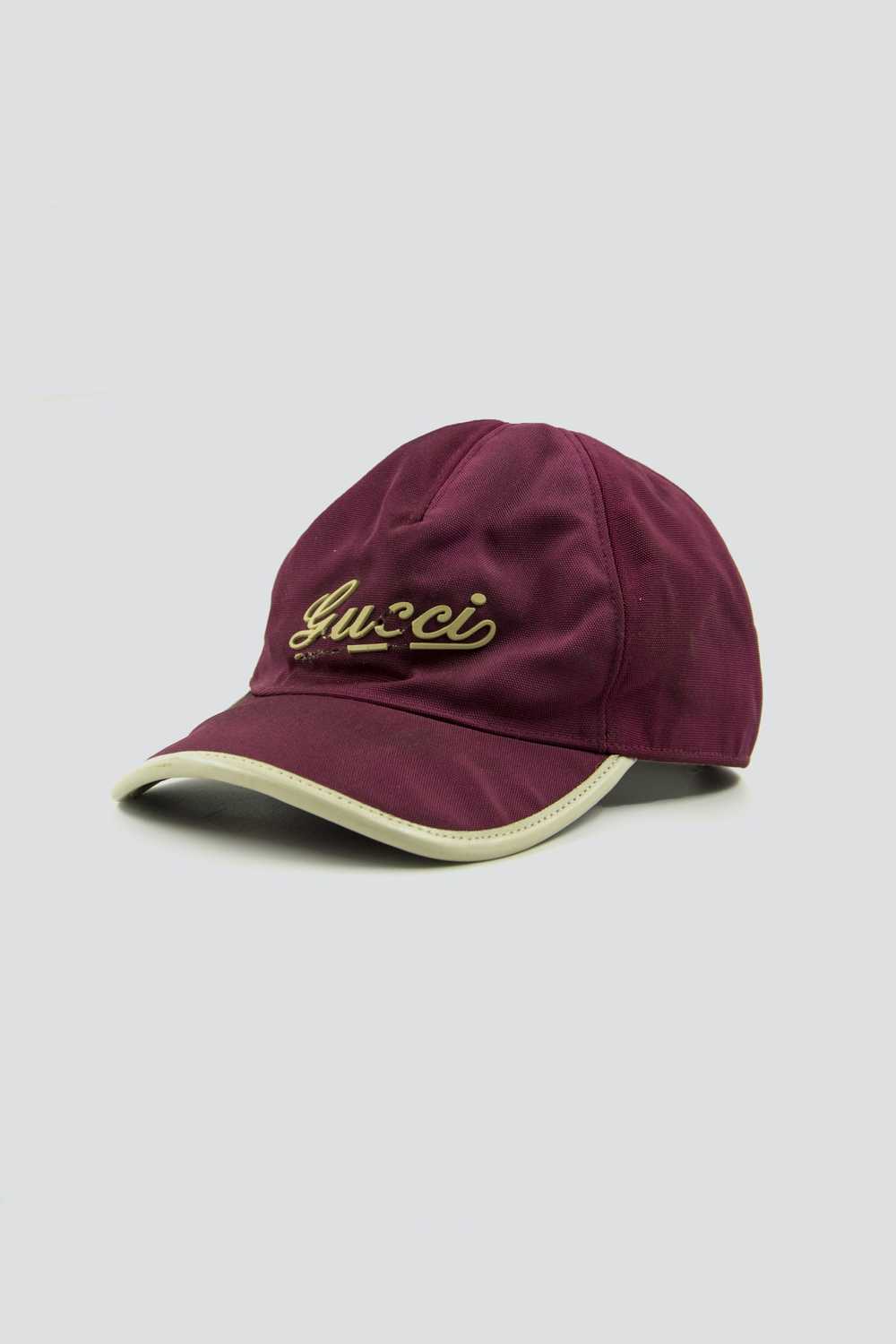 Gucci Cursive Logo Hat - image 1