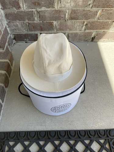 Lock & Co Hatters Cream Lock hatters hat with matc