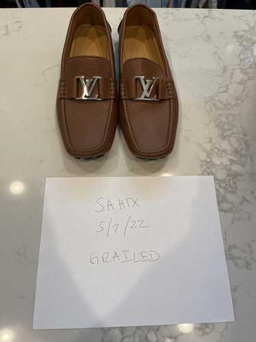 Louis Vuitton Monte Carlo Men's Matte Brown Leather Moccasin Shoes size  8/43 ref.558841 - Joli Closet