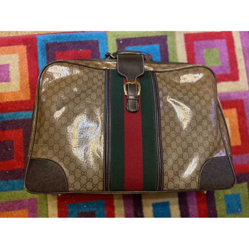 Gucci Patent leather travel bag - image 8