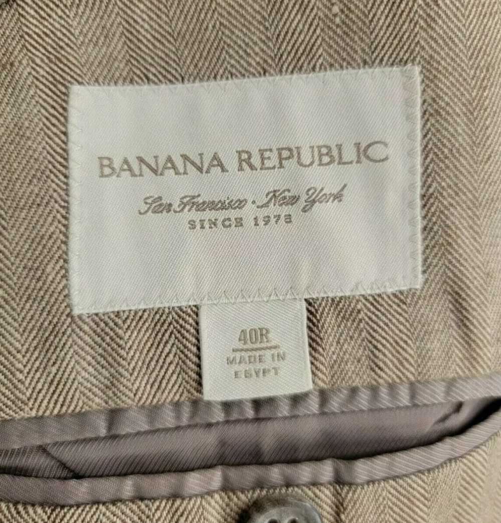 Banana Republic Linen Blazer in Beige - image 10