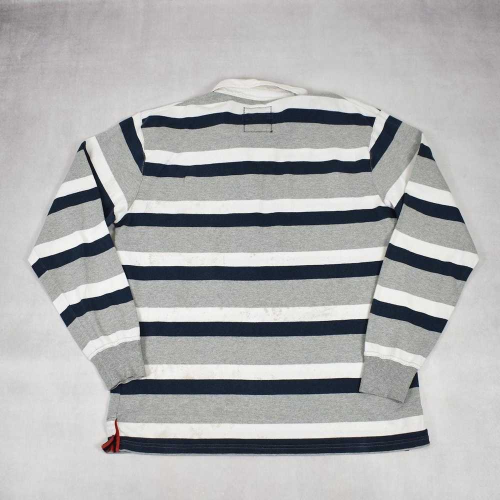 Gant Vintage Gant Grey Stripy Rugby Shirt - image 4