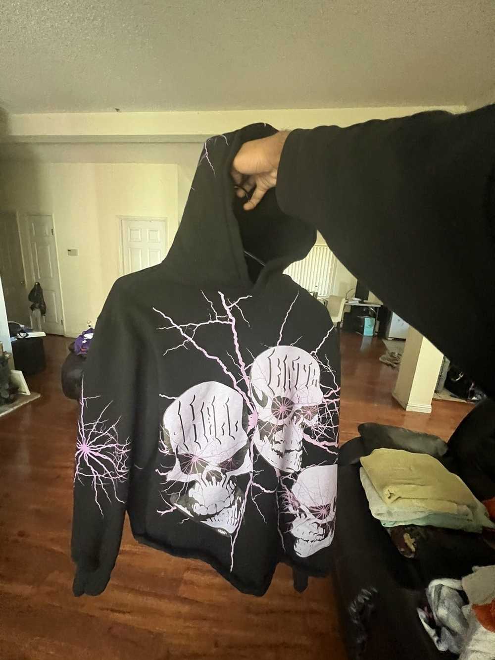 Streetwear Hell Gate 3 Skull Hoodie - image 1