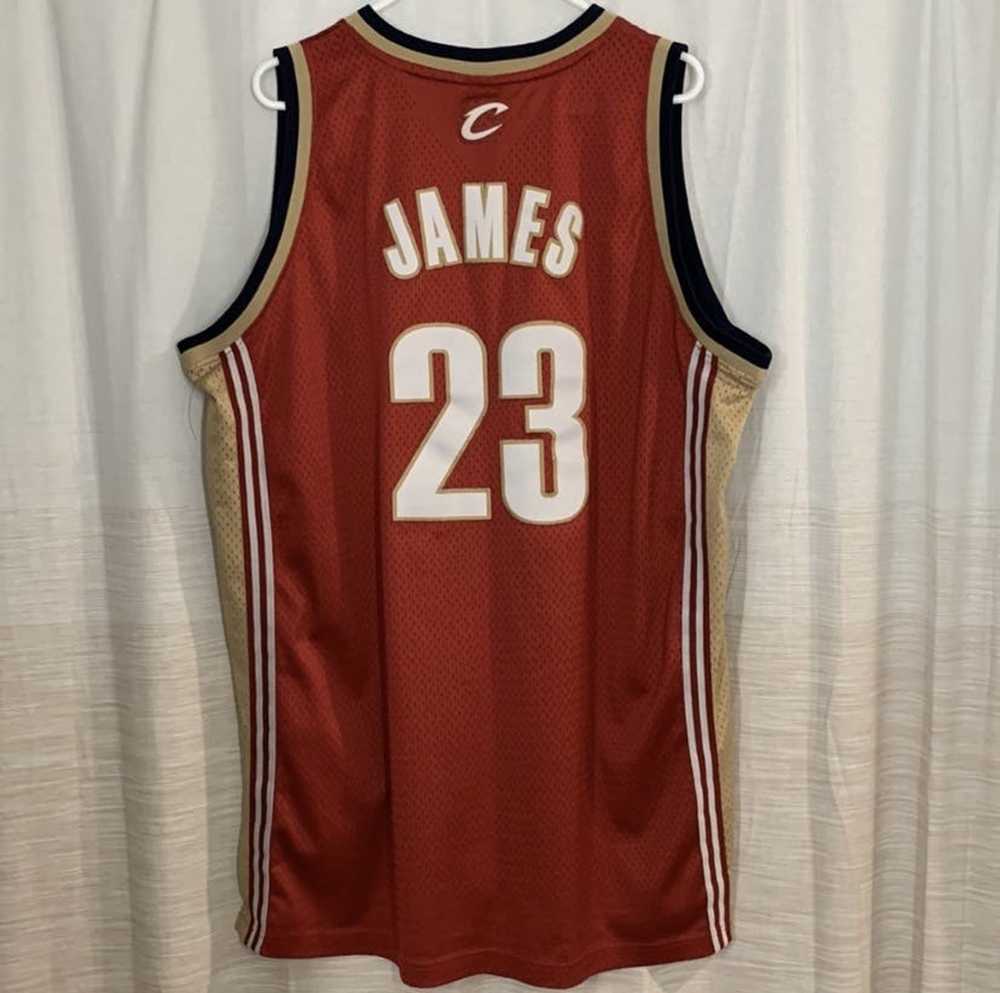 Cleveland Cavaliers NBA Licensed Jersey #23 James Maroon & Gold Youth  Medium