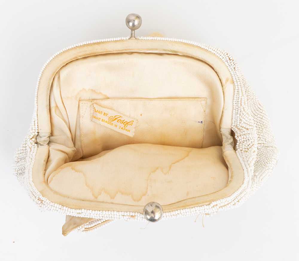 1950s Bags by Josef Beaded Clutch - image 1