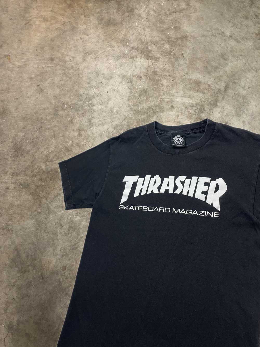 Thrasher Thrasher Logo T-shirt Black Spellout Ska… - image 1