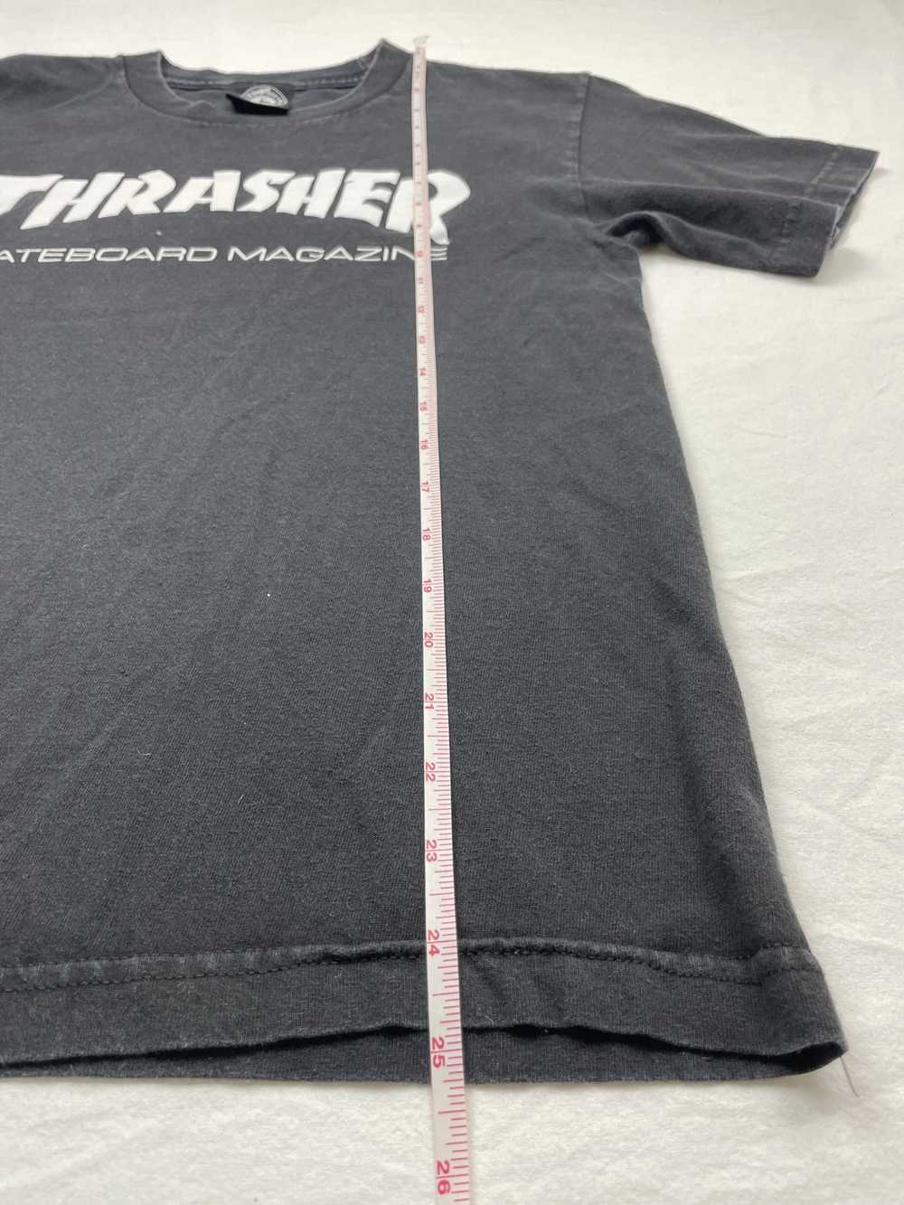 Thrasher Thrasher Logo T-shirt Black Spellout Ska… - image 5