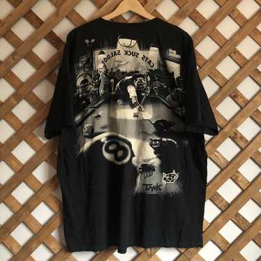 Vintage Ian Bohorquez Liquid Blue 1994 T-shirt Rosé Black Pink Grim Reaper  AOP – For All To Envy