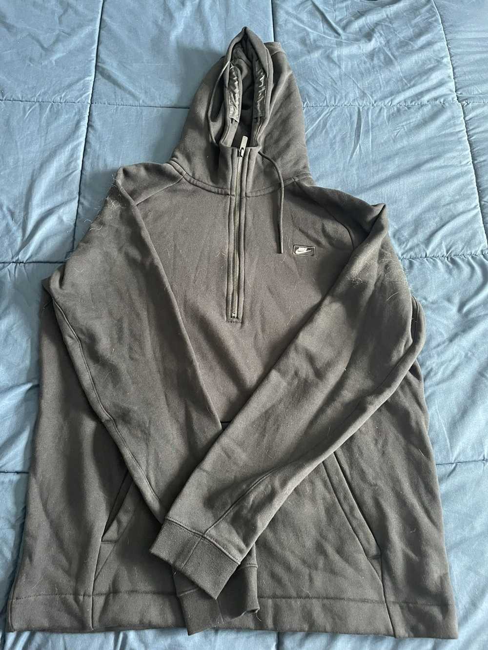 Nike BLACK NIKE QUARTERZIP HOODIE - image 1