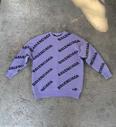 Balenciaga All Over Print Sweater - image 1