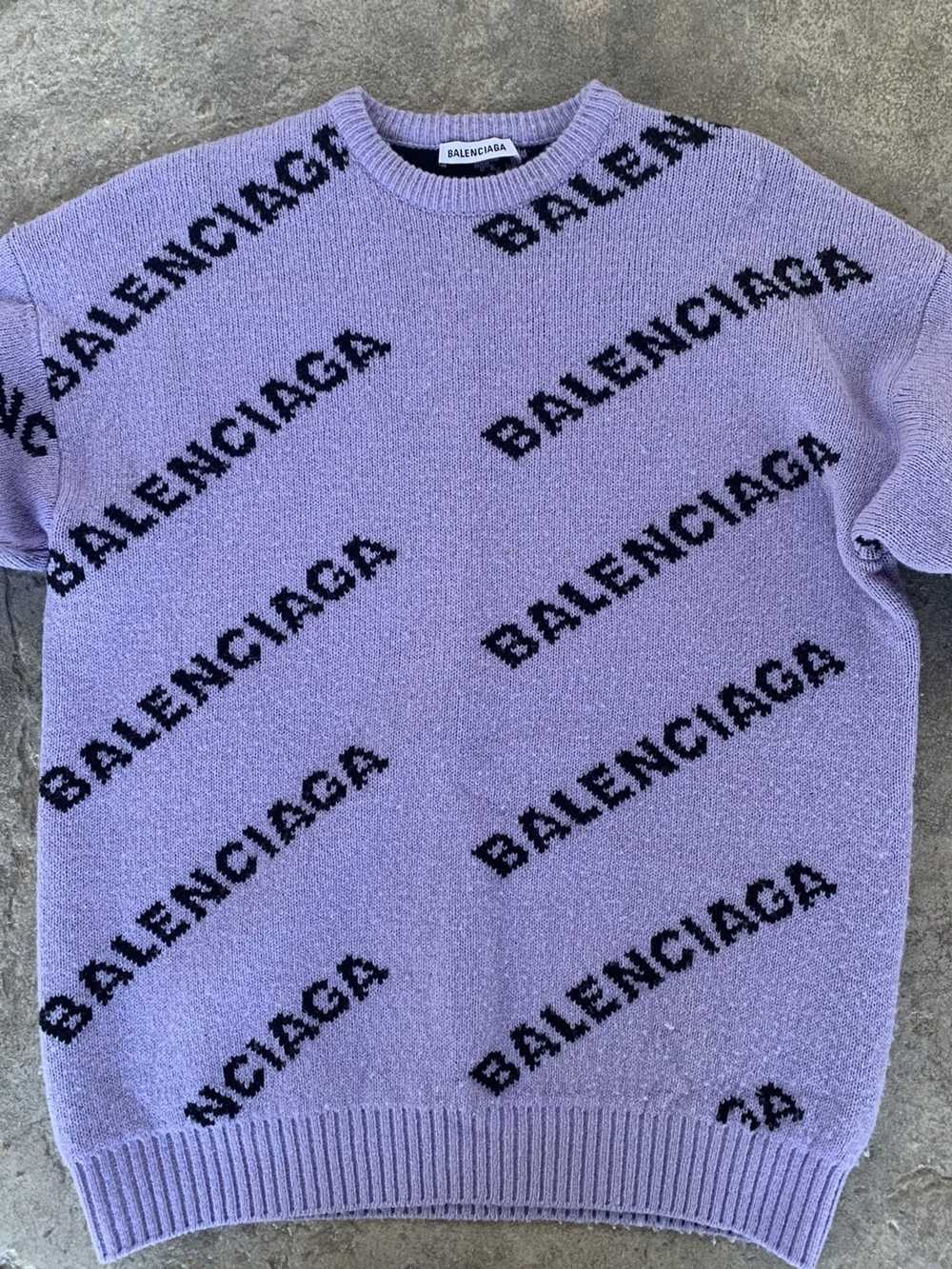 Balenciaga All Over Print Sweater - image 2