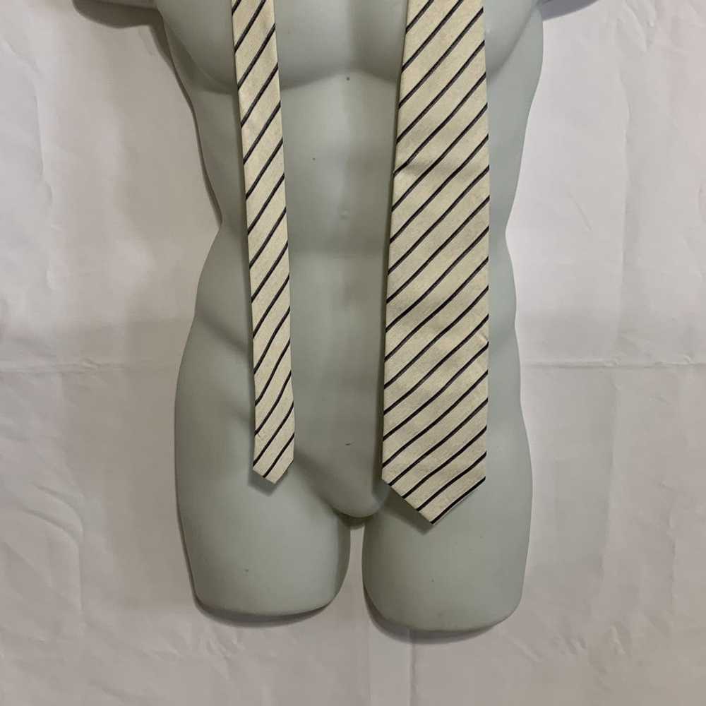 Gianfranco Ferre × Italian Designers Striped Silk… - image 2