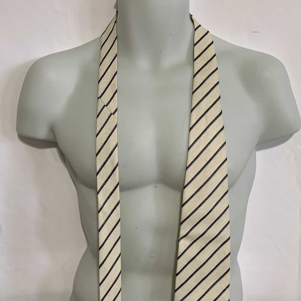 Gianfranco Ferre × Italian Designers Striped Silk… - image 3