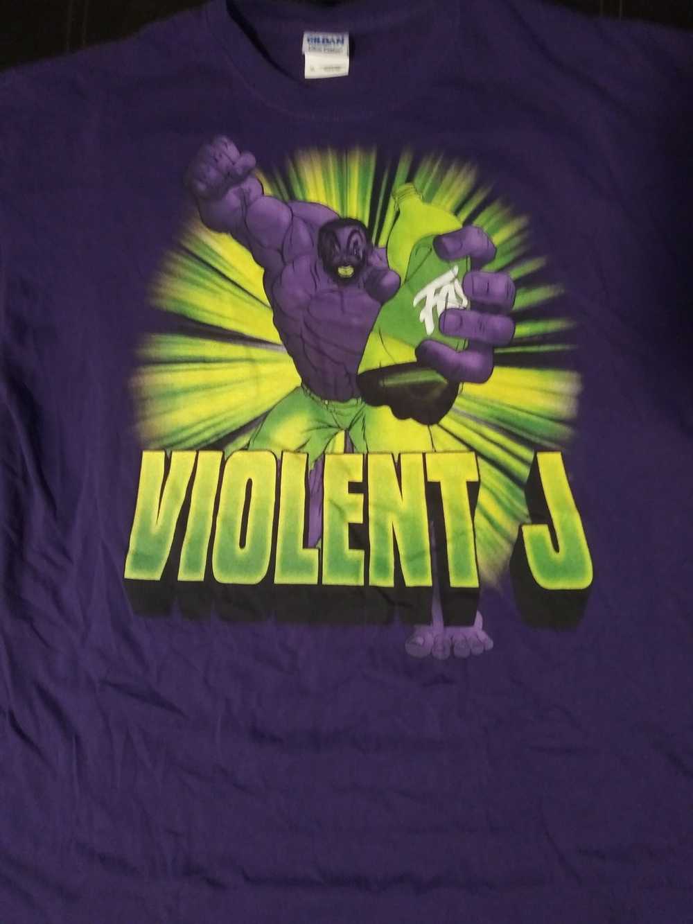 Gildan Violent J as The Hulk Official Insane Clow… - image 1