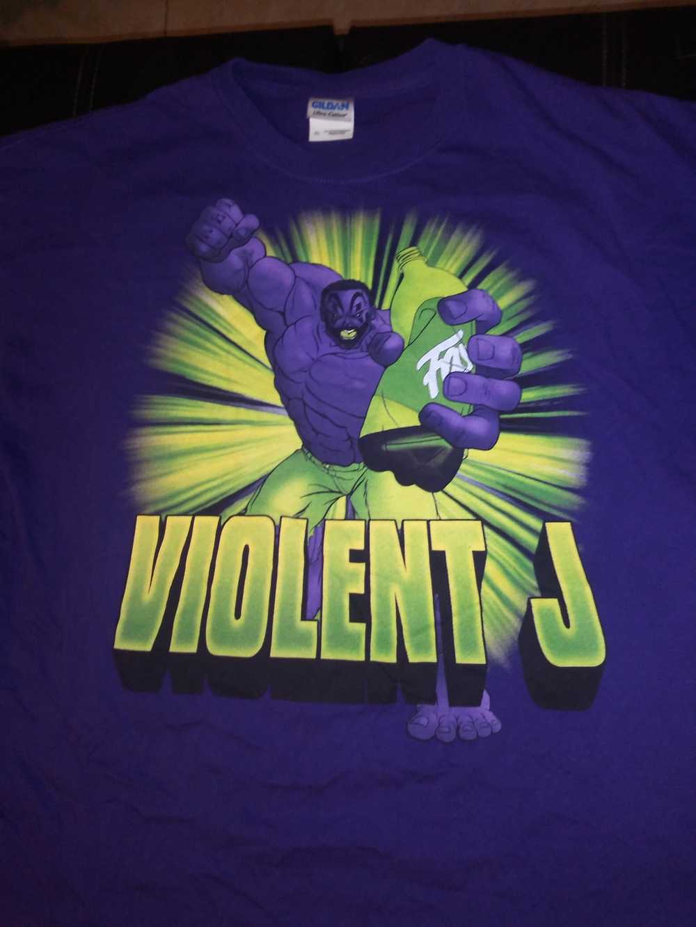 Gildan Violent J as The Hulk Official Insane Clow… - image 2