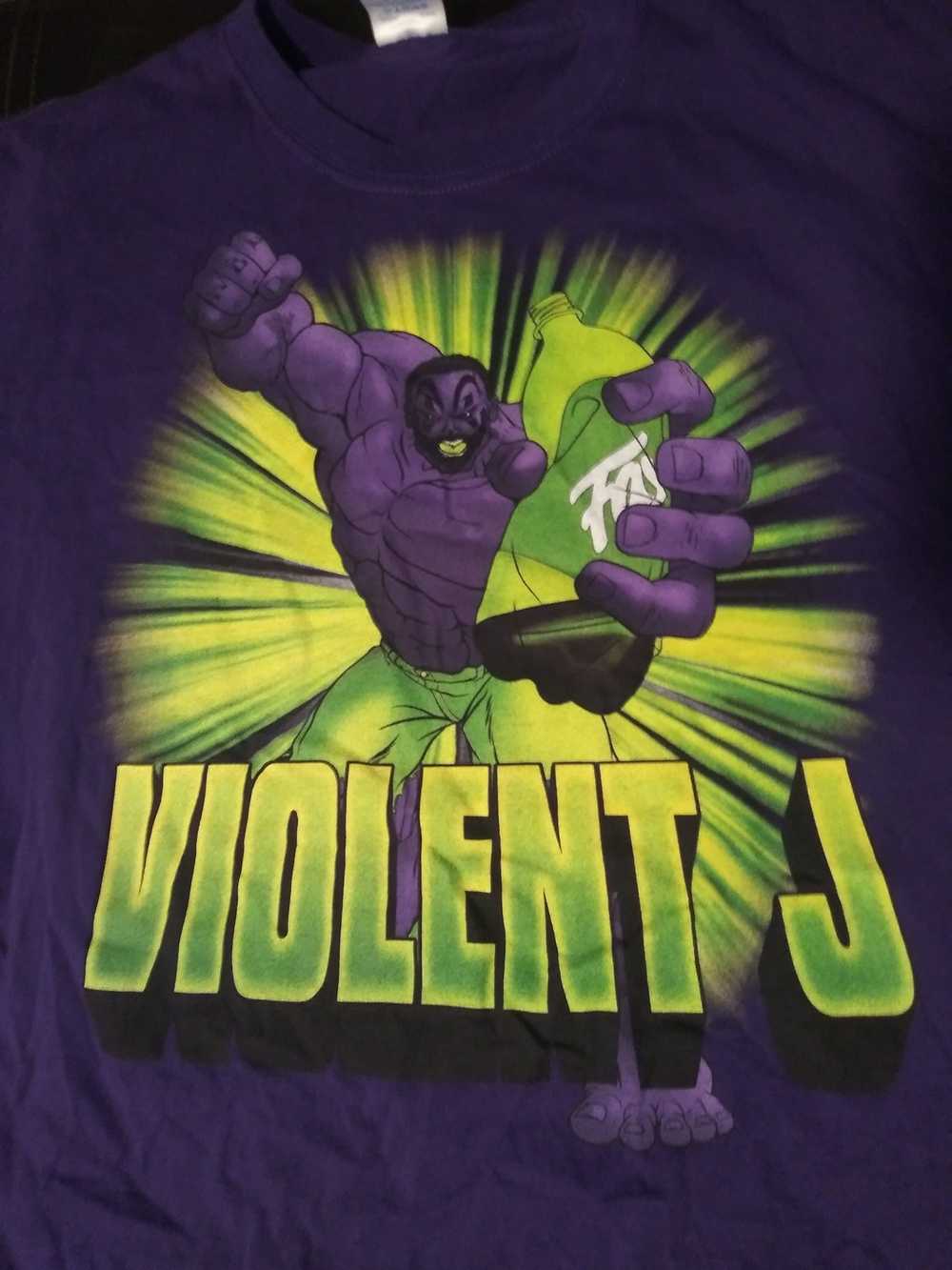 Gildan Violent J as The Hulk Official Insane Clow… - image 3