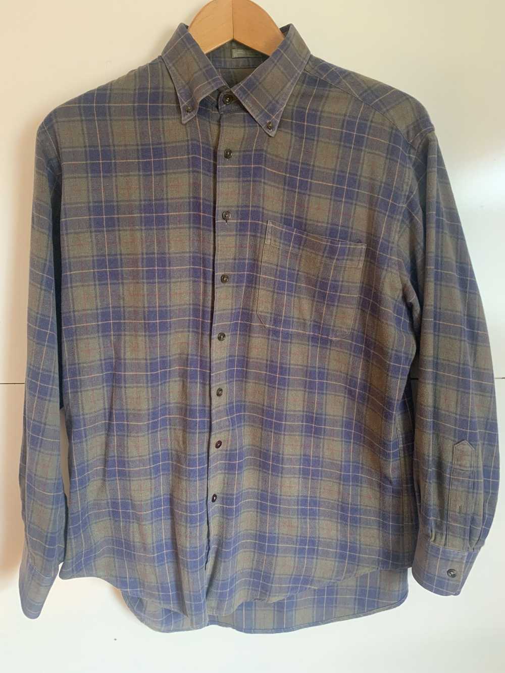 Orvis Vintage Distressed/faded Orvis Plaid Shirt - image 1