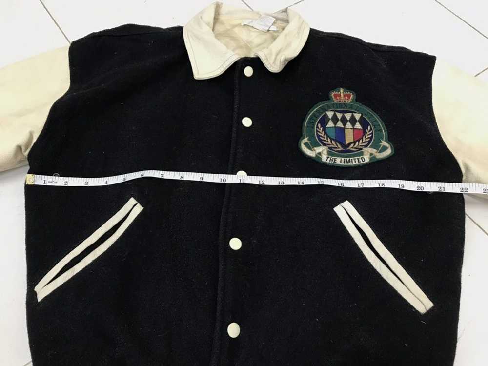 Leather × Varsity Jacket × Vintage (341) varsity … - image 10