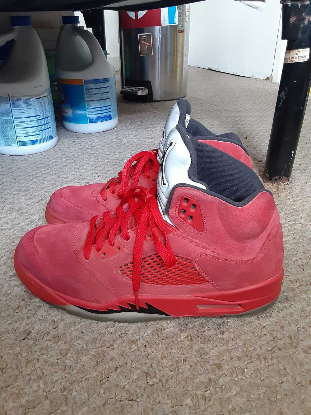 Jordan Brand Jordan 5 red suede - image 1