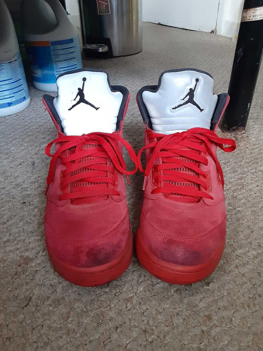 Jordan Brand Jordan 5 red suede - image 2