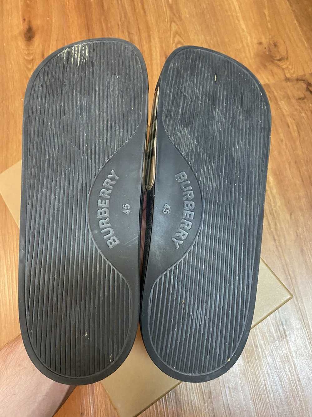 Burberry Burberry Furley Check Pool slides size 12 - image 8