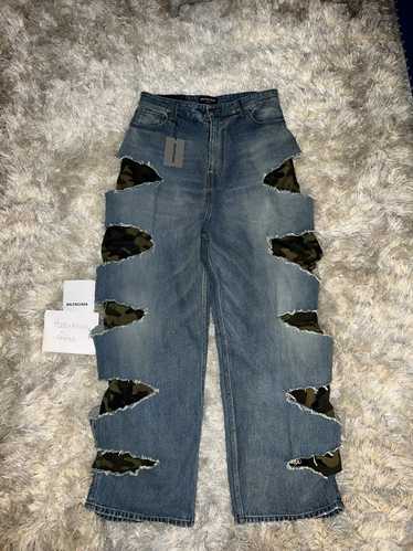 Buy Chitch Blue Kolla Slashed Denim Jeans
