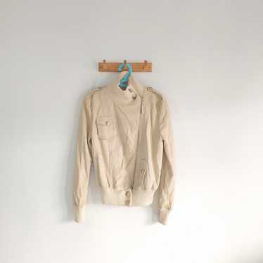 Leather Denim Jacket Chain & 3D Pocket - Ready-to-Wear 1A5ZUI