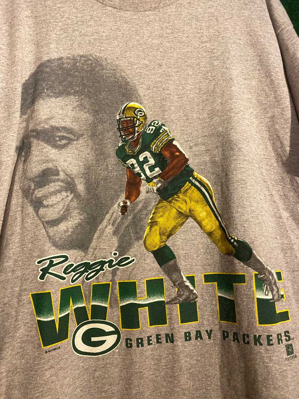 Vintage Reggie White Green Bay Packers T-Shirt Sz… - image 2