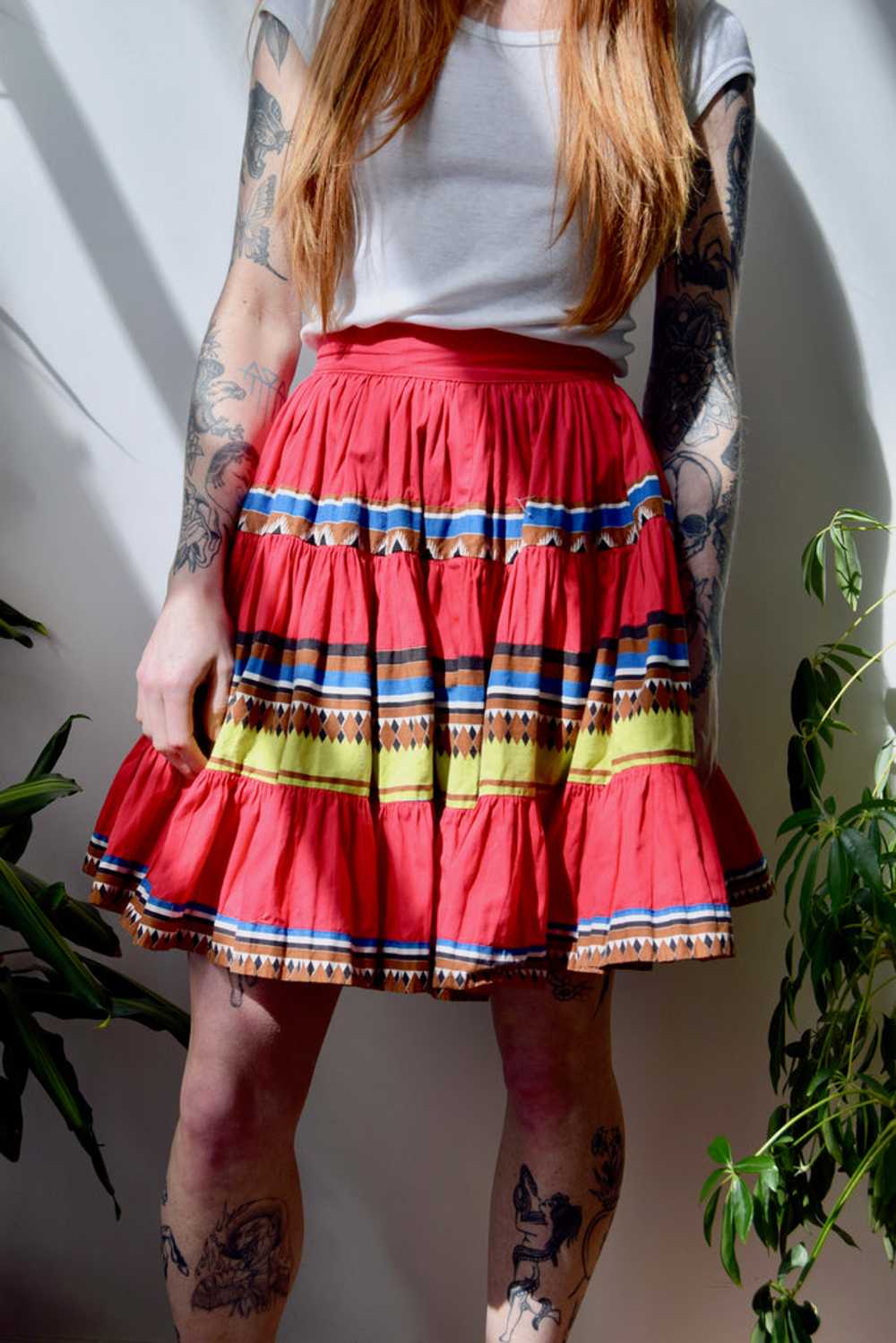 Vintage Santa Fe Patio Skirt - image 2