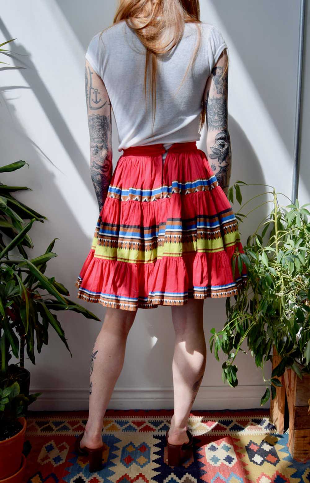 Vintage Santa Fe Patio Skirt - image 3