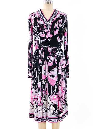 1960's Emilio Pucci Butterfly Printed Dress