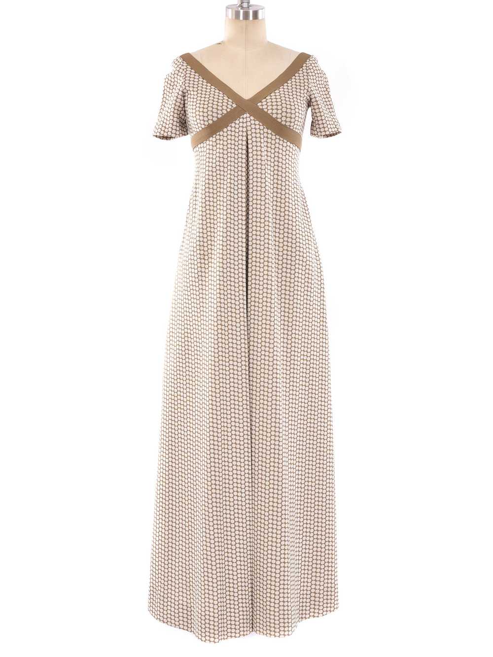 Rudi Gernreich Polka Dot Maxi Dress - image 1