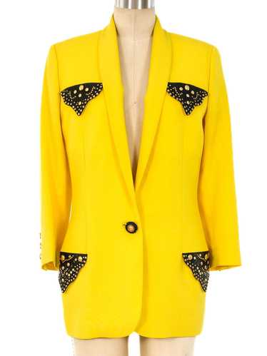 Gianni Versace Canary Western Inspired Jacket