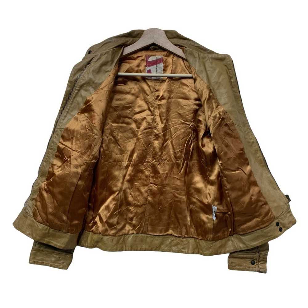 Italian Designers × Leather Jacket 🇮🇹Fornarina … - image 10