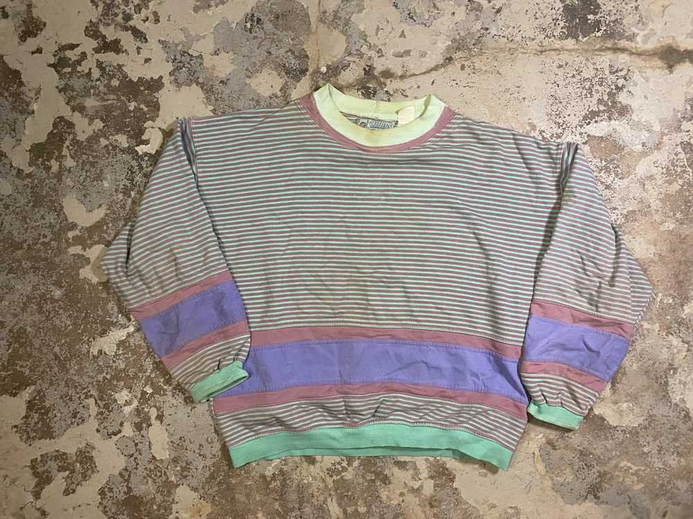 Vintage Vintage Striped Sweater - image 1