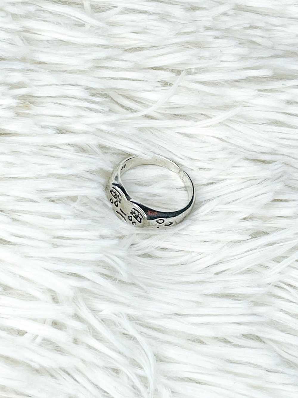 Japanese Brand × Vintage Sad Heart Ring Sterling … - image 1