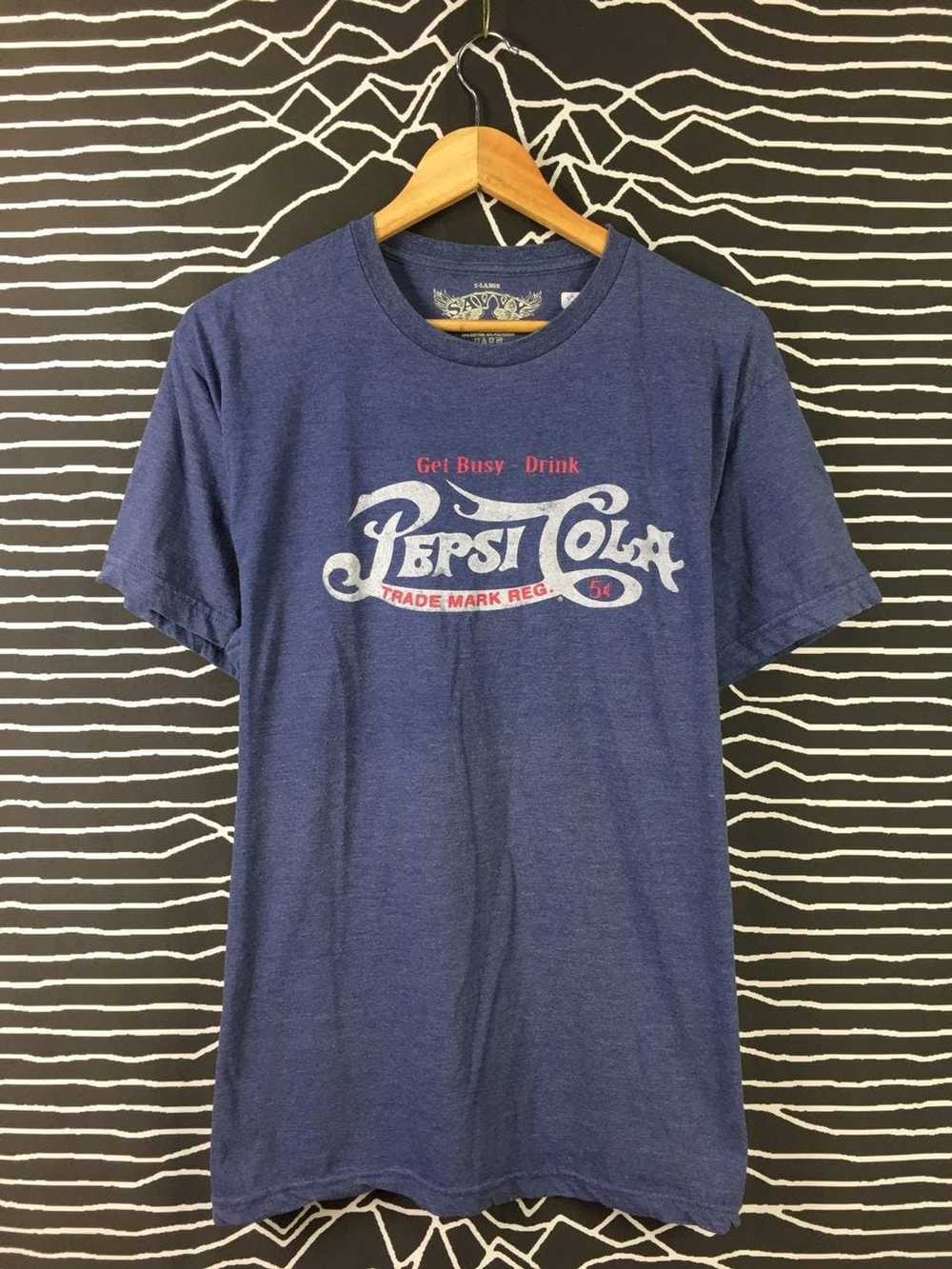 Art × Coca Cola × Pepsi Pepsi Cola Logo Graphic Tee - Gem