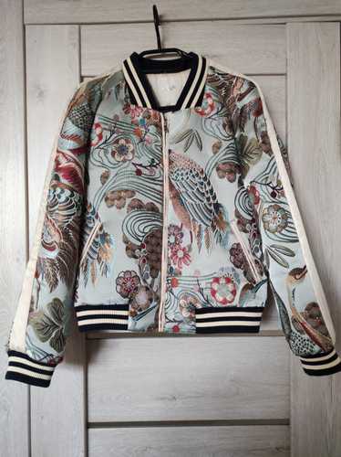 Streetwear Maje Boyan Embroidered Bomber Jacket In