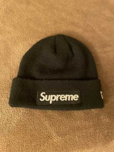 SUPREME FW22 MONEY BOX LOGO NEW ERA FITTED HAT BLACK BROWN GREEN