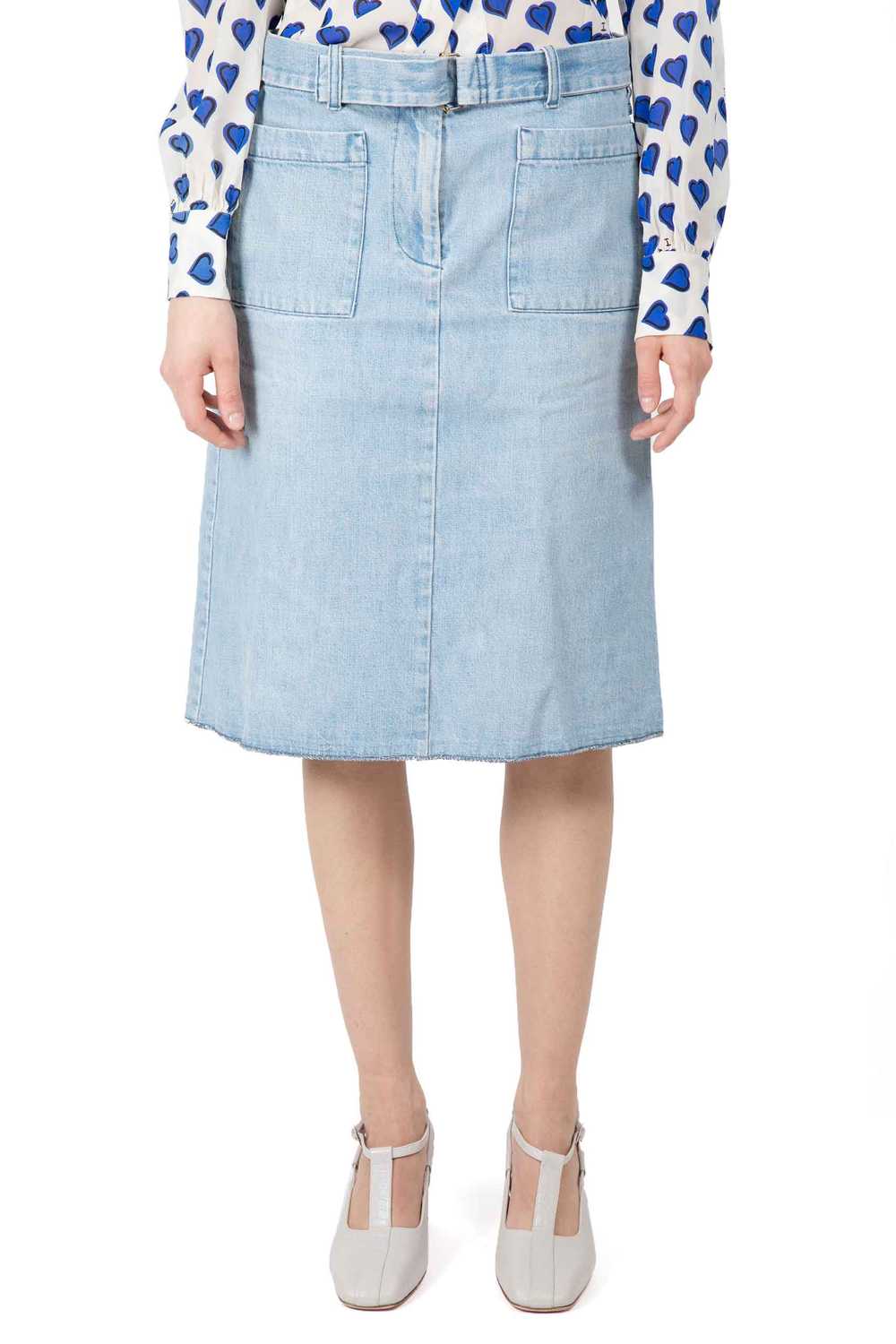 MAISON MARTIN MARGIELA Belted denim skirt S/S 2004 - image 1