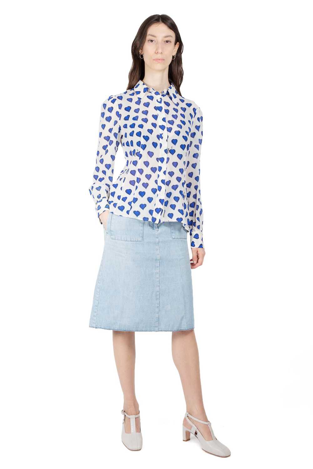 MAISON MARTIN MARGIELA Belted denim skirt S/S 2004 - image 3