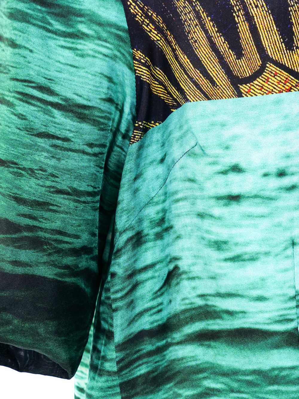 Dries Van Noten Water Motif Printed Shift Dress - image 5