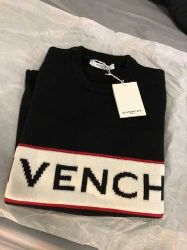 Givenchy logo stripe on sale sweater