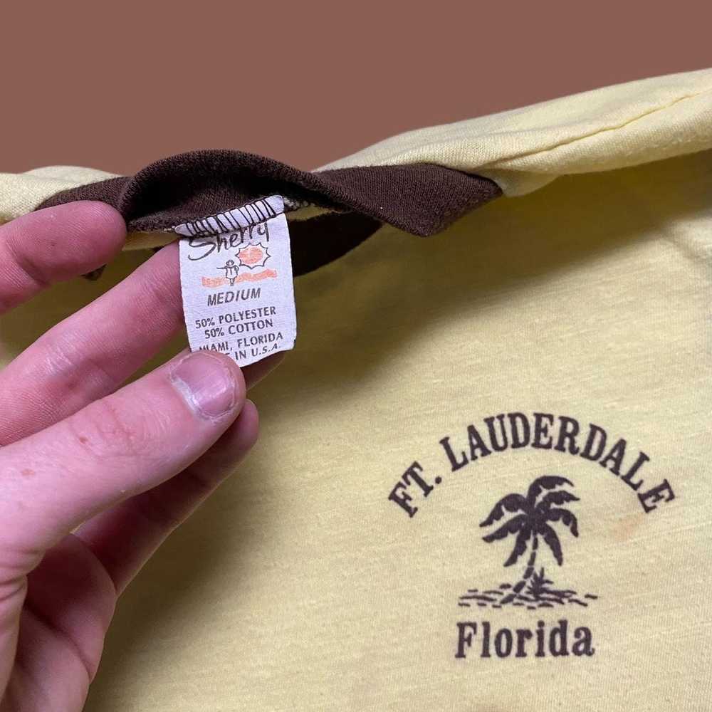 Vintage vintage 70s ft lauderdale florida shirt - image 2