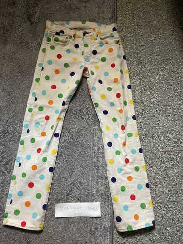 LV x YK Painted Dots Denim Shorts - Ready-to-Wear 1AB7OW
