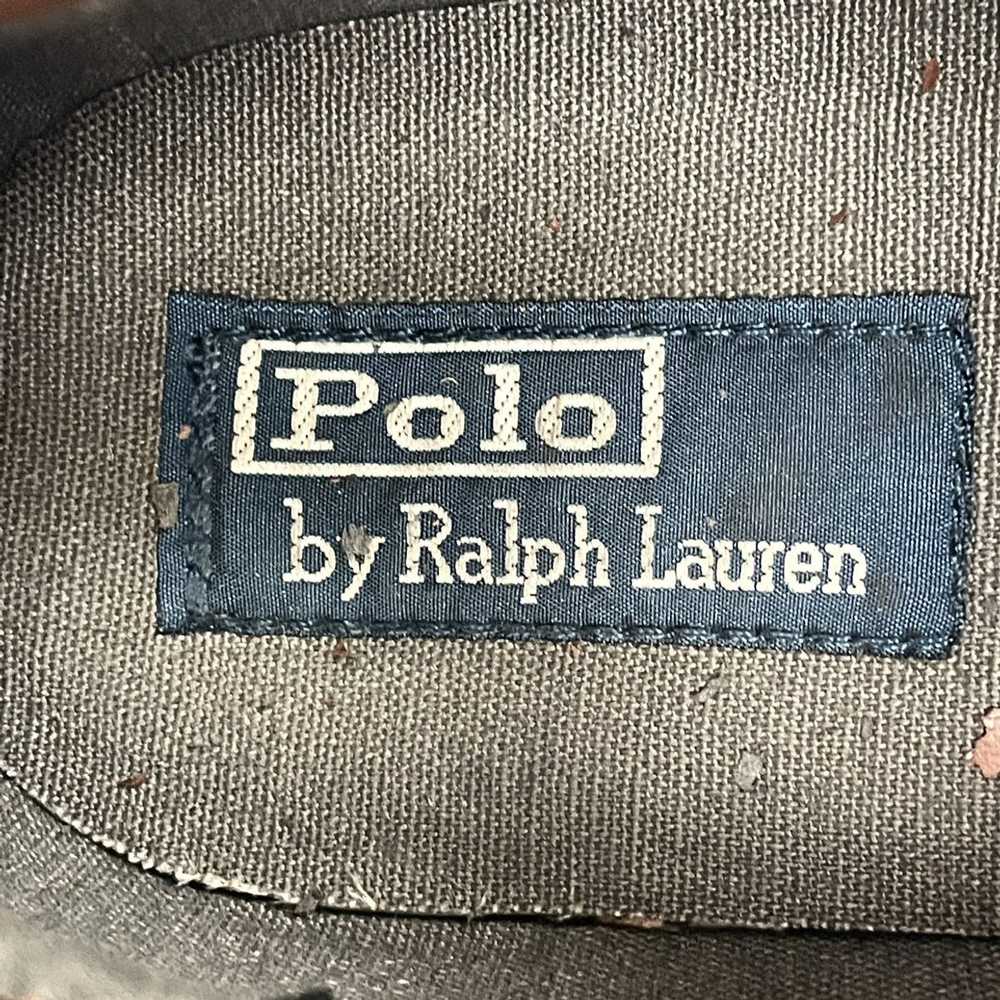 Polo Ralph Lauren Black Canvas Sneakers BiG POLO … - image 6
