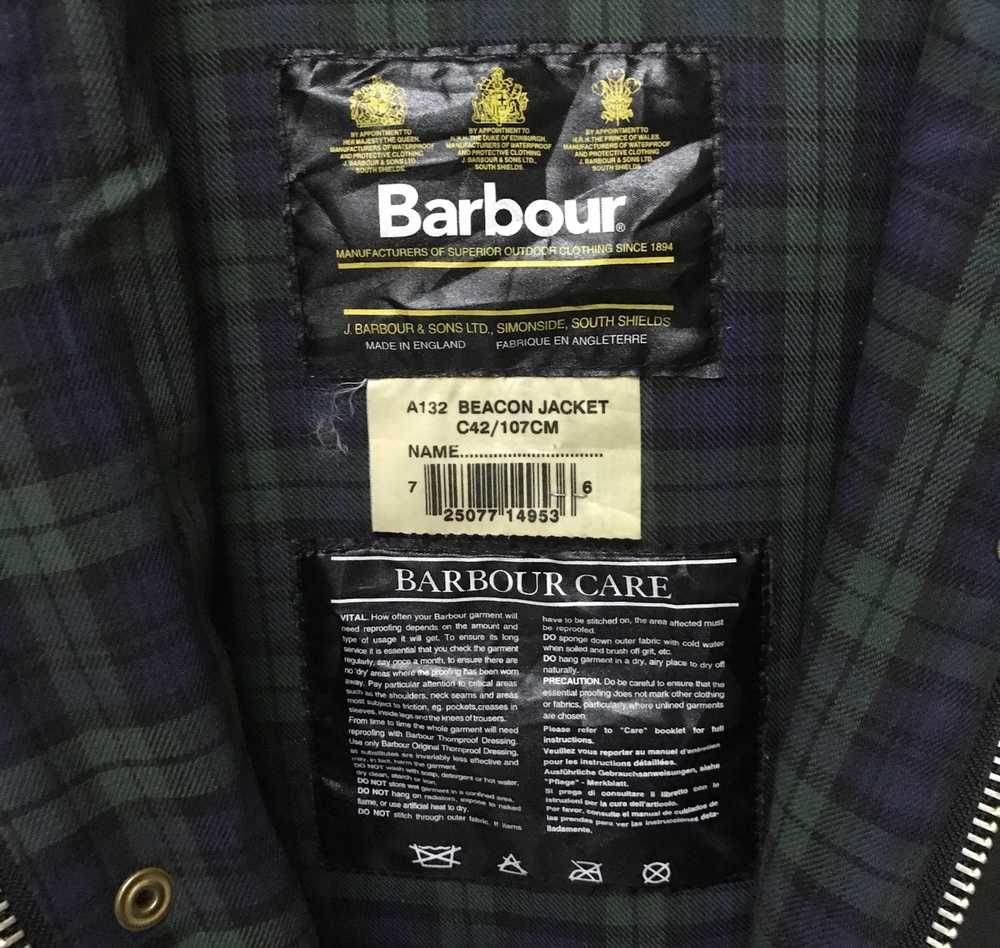 Barbour BARBOUR BEACON A132 WAXED COTTON JACKET - image 3